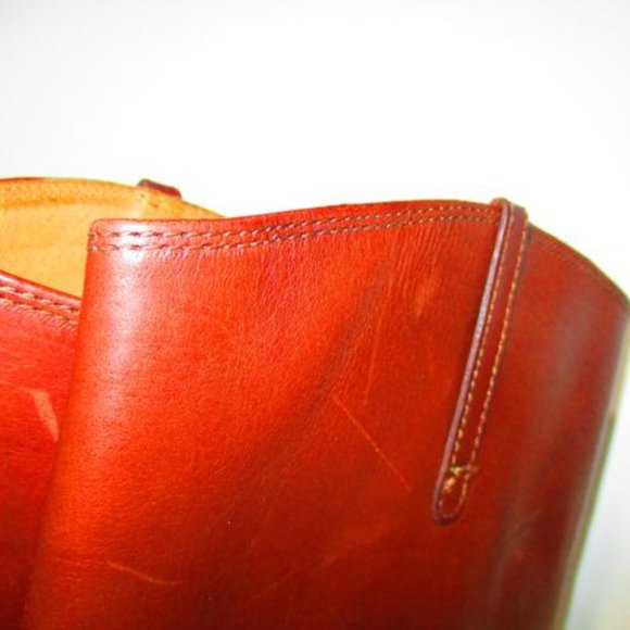 **Frye Cognac Brown Classic Equestrian Inspired Knee High Boots - Picture 4 of 7